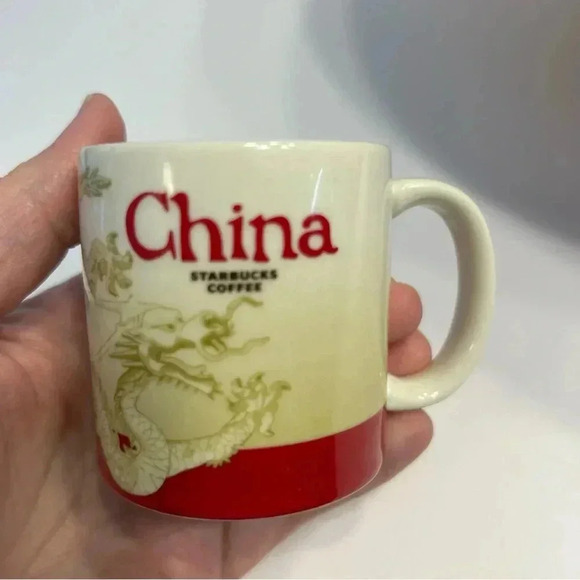 Starbucks 3oz China 2013 Red Mini Espresso Mug - Picture 1 of 6